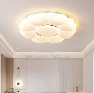 Modern Wooden Round Led Pendant Ceiling Light for Bedroom