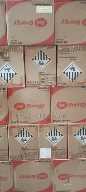 Itel 1.28kwh 12v Lithium Battery (Lifepo4)