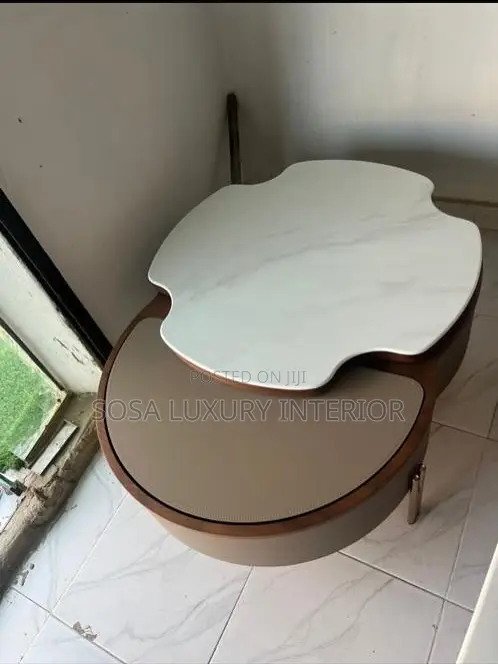 Modern Nested Centre Table With Marble Top