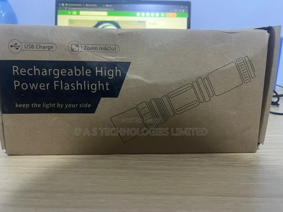 Rechargeable High Power Flashlight