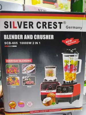 Silver Crest Germany 2-in-1 Blender and Ice Crusher - 10000w (Scb-605)