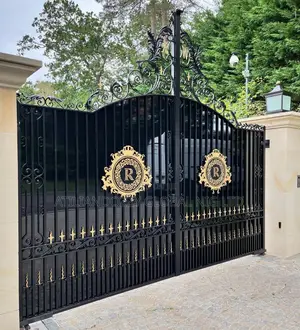 High Gloss Wrought Iron Gate