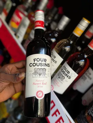 Four Cousins Sweet Red Wine Cartoon by ( 12 Bottles )