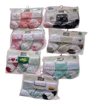 Hudson Baby 3-Pack Baby Socks,