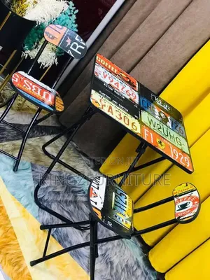 Retro-Style Foldable Furniture Set,