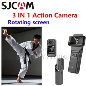 Sjcam C400 3in1 Action Camera Wearable Rotating 2.29'' Touch Screen