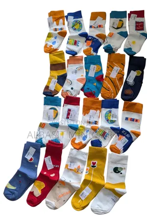 Multicoloured Cartoon Socks