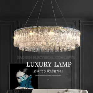 Postmodern Creative Glass Chandelier Lamparas Colgantes Para Techo