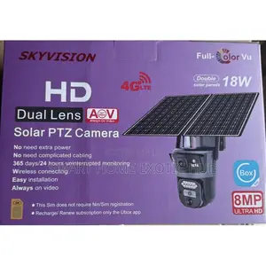 8mp Dual Lens and Double Panel Solar PTZ Camera