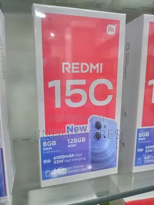 New Xiaomi Redmi 15C 4G 128 GB Black