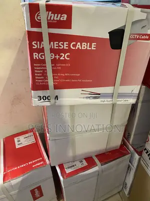 Original Dahua Rg59 Coaxial Cable With Power – 300m