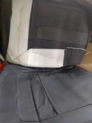 Pure Black Foreign Original Leather Seat Cover