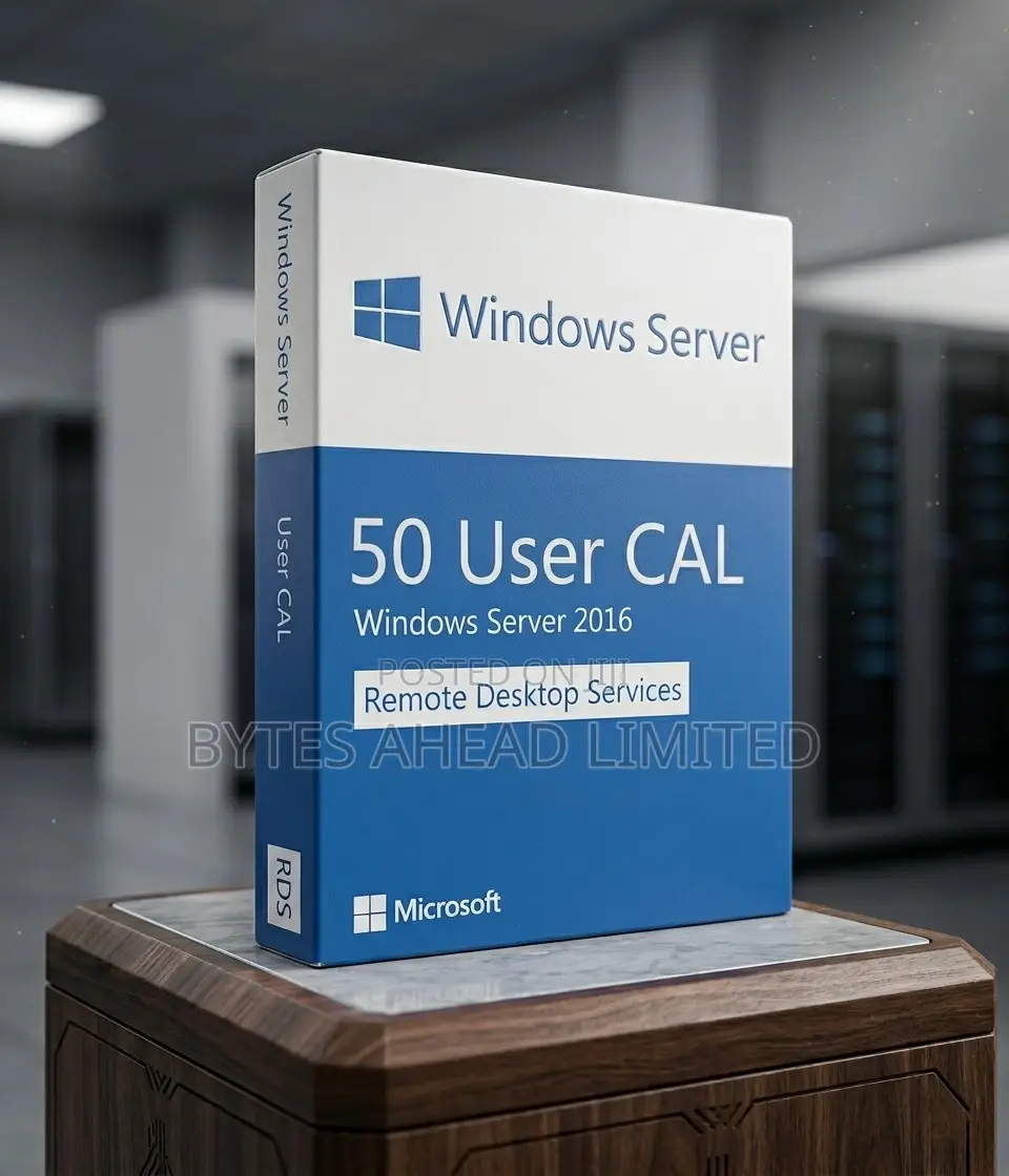Windows Server 2016 Remote Desktop Services 50 User Cals
