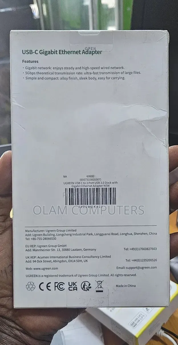 Ugreen Usb-C Gigabit Ethernet Adapter