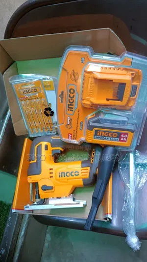 Ingco 20v Lithium-Ion Cordless Jigsaw Kit