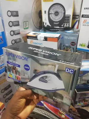 Super Vision Solar Pressing Iron 250w