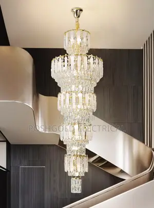 Tower Cascade Chandelier