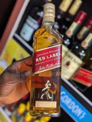 Red Label Whisky Cartoon by ( 12 Bottles )