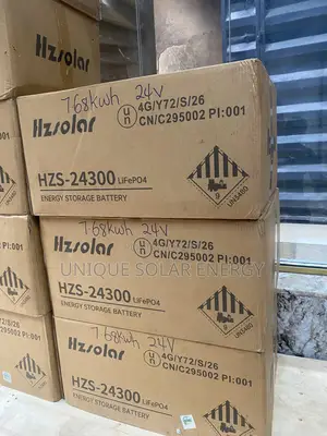 Hz Solar 7.68kwh 24v Lithium Battery