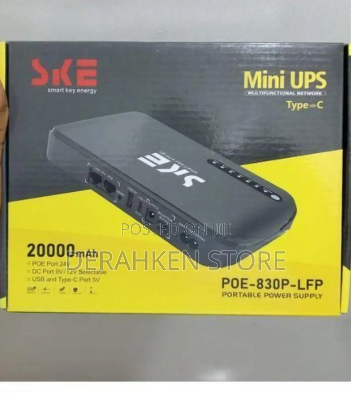 Mini Ups Backup 5v9v12v15v24v Router for Wifi Camera Router