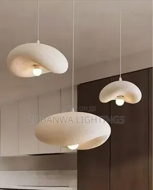 Modern Cloud Shape Pendant Light Wabi-Sabi Hanging Lamp