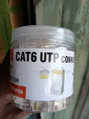 Rj45 Cat 6 Connectors Pack of 100pcs