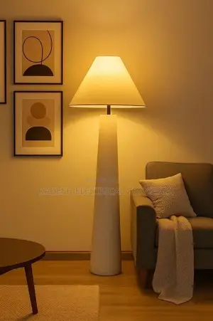 Wabi Sabi Mushroom Standing Lamp Tall Fabric Floor Reading Light Foyer