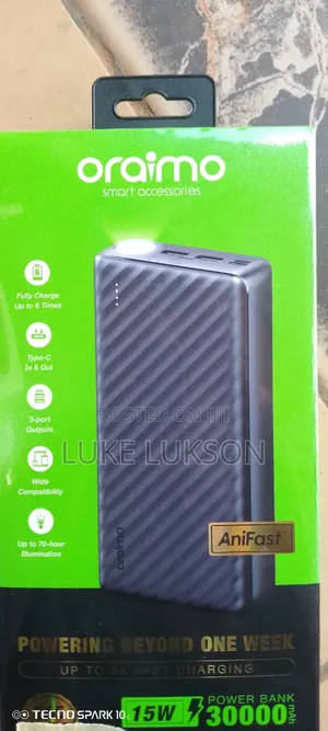 Oriamo 30000 Power Bank