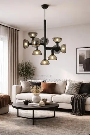 Modern Minimalist Pendant Light Creative Retro Iron Mesh Lighting