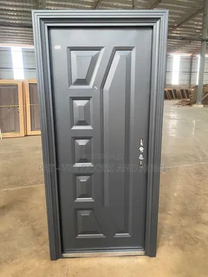 3ft by 7ft China Steel Door Grey