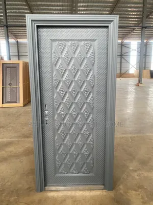 3ft by 7ft Steel Door Grey