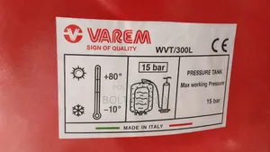 Varem Pressure Tank 300l 15bar