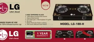 Tempered Glass Gas Cooker Lg