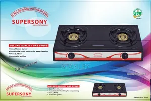 Supersony 2 Burner Table Gas Cooker