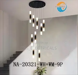 Modern Elegant Staircase Chandelier