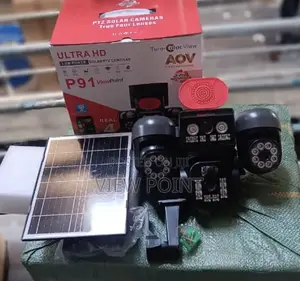 4-Lens Ai Solar CCTV Camera – 4g Wireless Security Camera With Solar