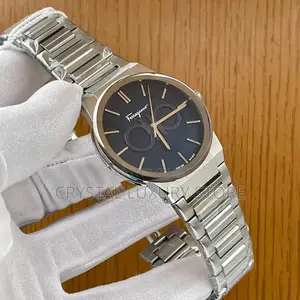 Ferragamo Quality Luxury Men Chain Strap Automatic Engine Wristwatch