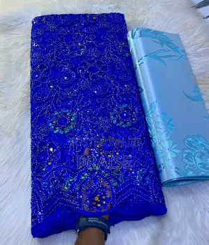 Elegant Stone Lace With Premium Damask
