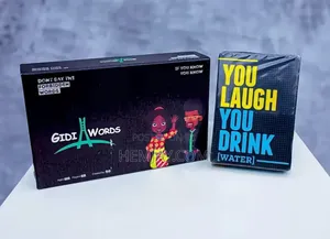 (2 in 1). Gidi Words + You Laugh You Drink