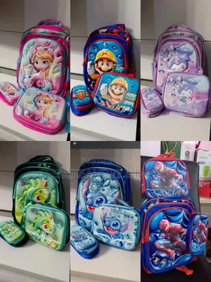 3d Character School Bag