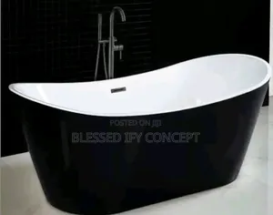 Executive Acrylic Free Standing Bath , Black