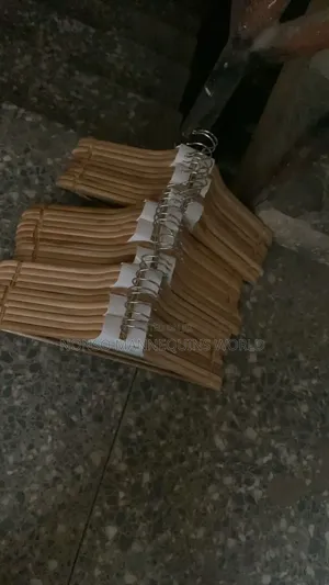 Packs of Wooden Clothing Hangers