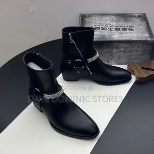 Chain Harness Ankle Boots