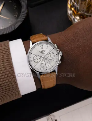 New Authentic Quality Luxury Men Genuine Leather Casio Quality