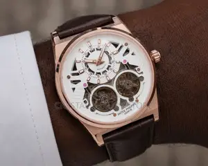 Patek Philippe Quality Luxury Chronograph Automatic Engine Wristwatch