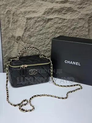 Quality Chanel Limbskin Chain Top Handle