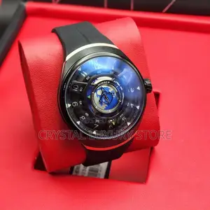 Minber Quality Luxury Men Chronograph Rubber Strap Wristwatch