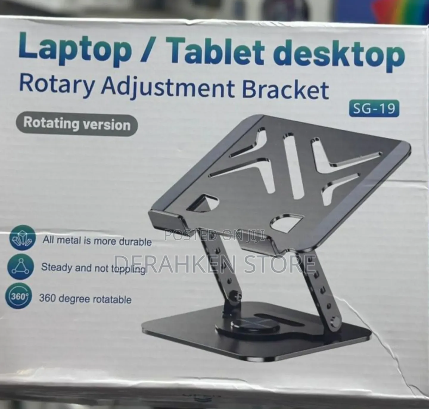 Rotating Metal Laptop Stand