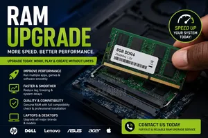 Affordable Ram Upgrade for Laptops PCS in Port Harcourt