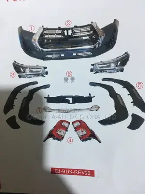 Complete Front Bumper and Head Light Hilux Vigo 2021